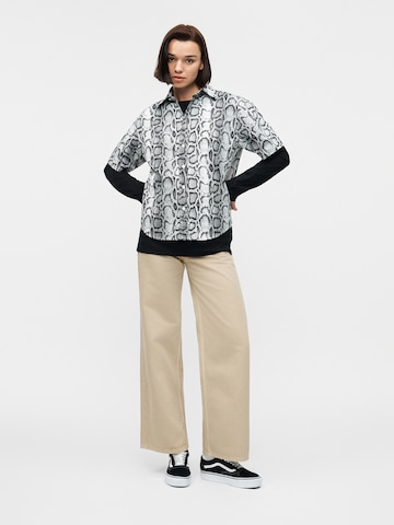 Carhartt WIP Szeroka nogawka Jeansy 'Jane' w kolorze beżowy