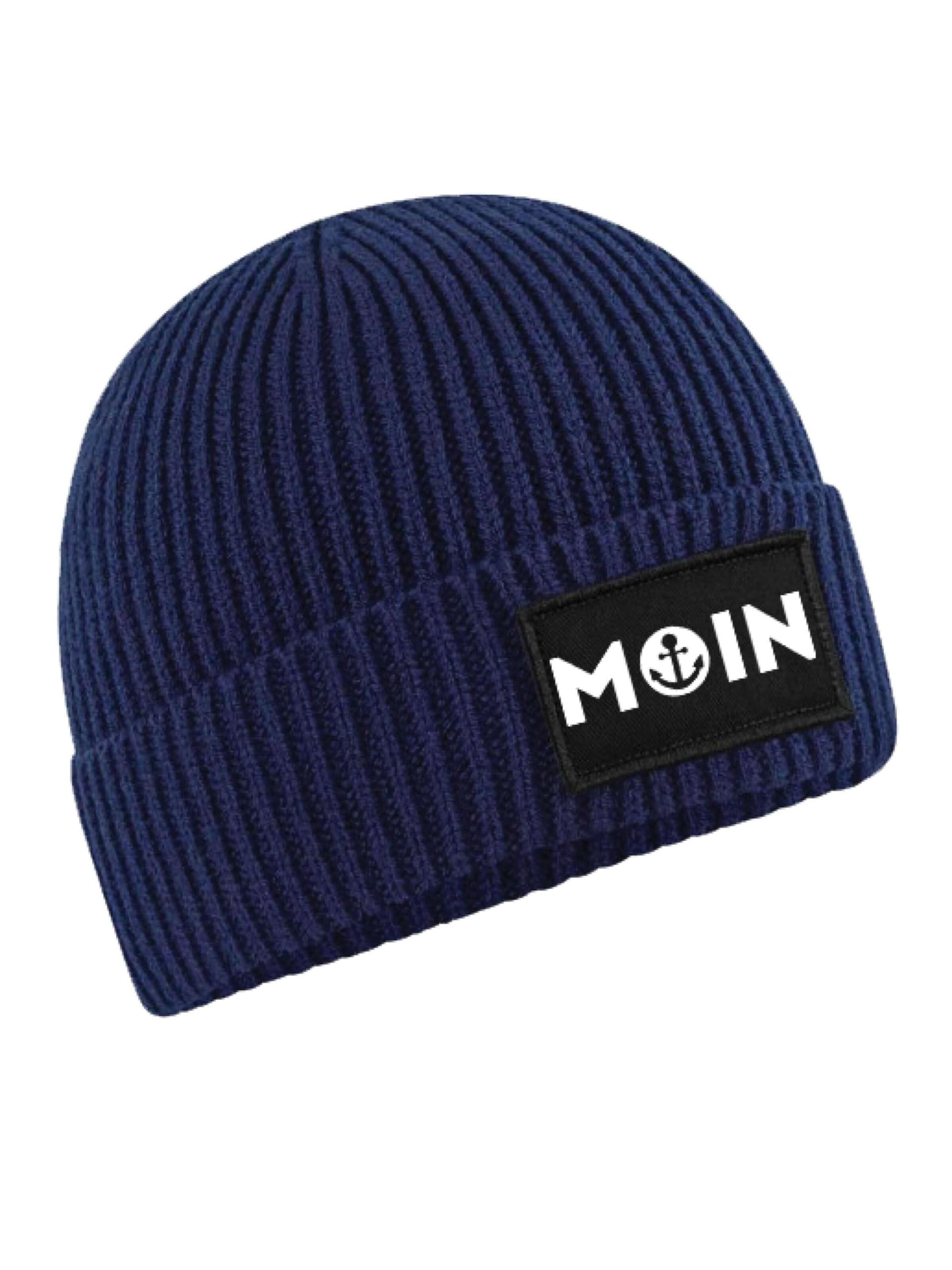 Youth Designz Beanie 'Moin' in Blue