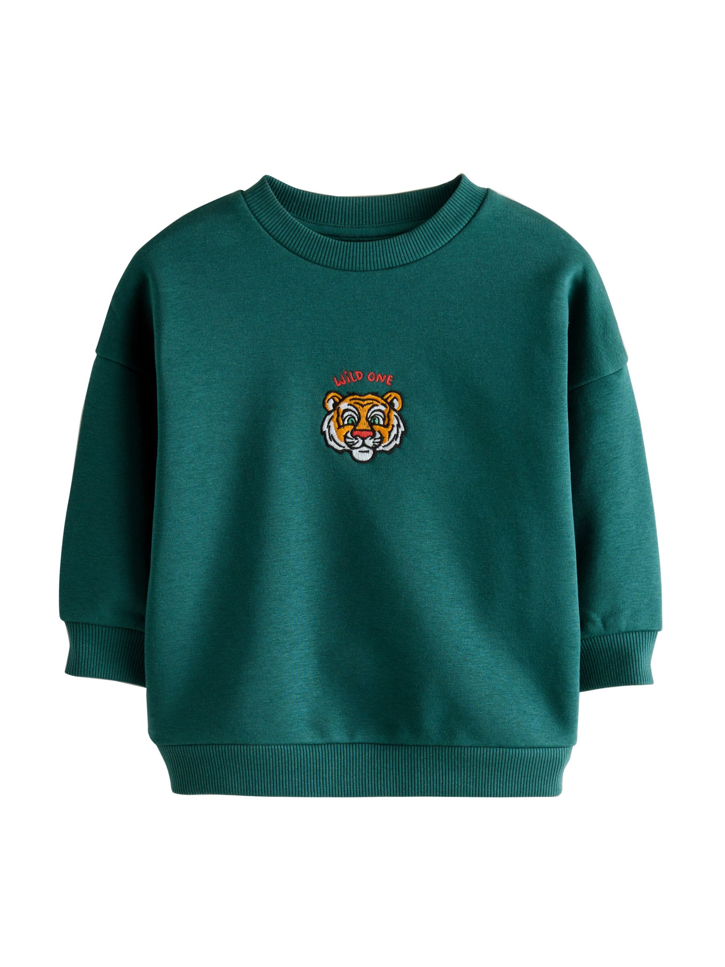 Next Sweatshirt in Grün: Vorderseite