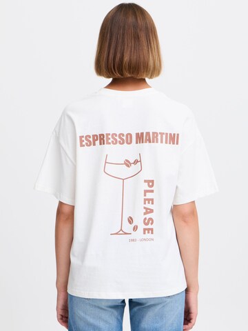 T-shirt 'Bexi' ICHI en beige : devant