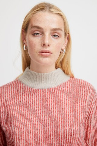 Pull-over 'Kamara' ICHI en rouge