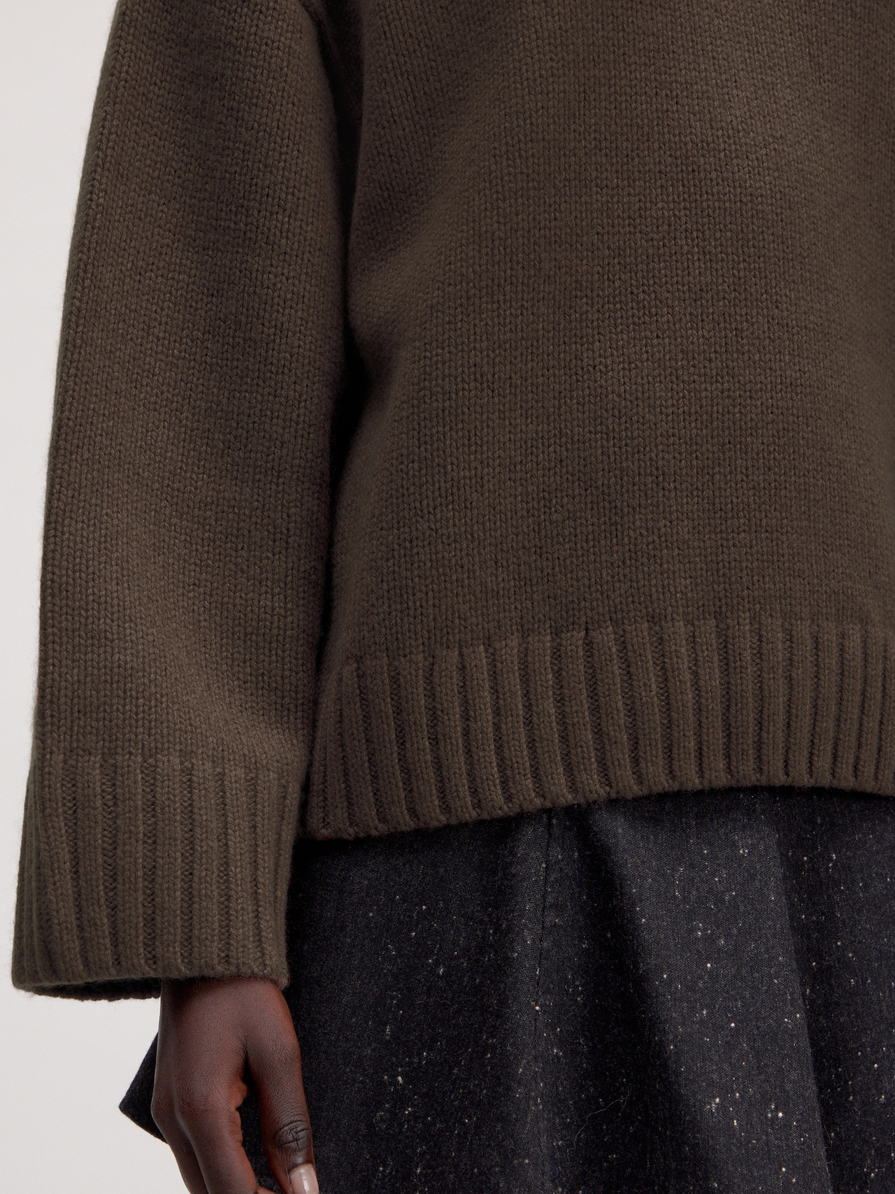 EDITED Pullover 'Eireen' marrone