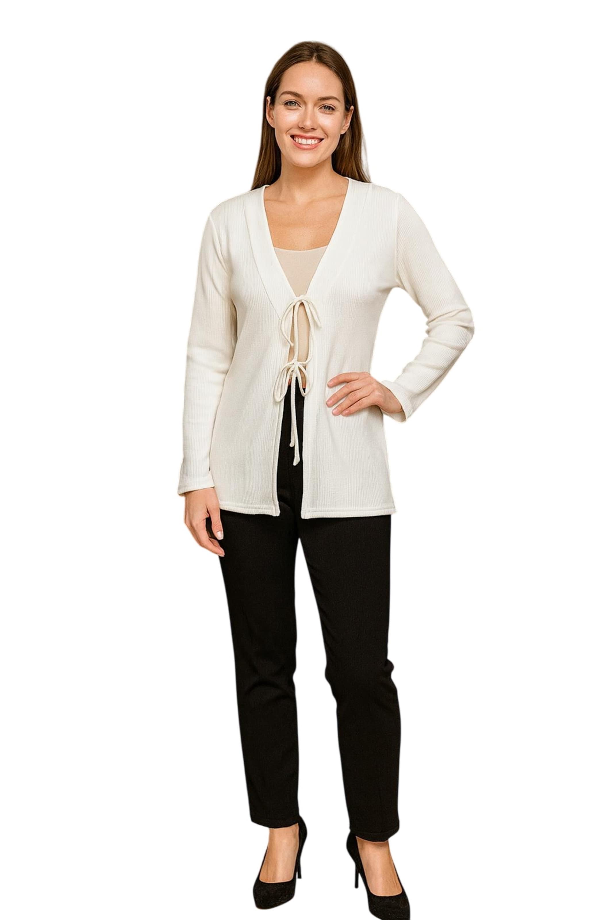 For You Moda Knit cardigan in Beige
