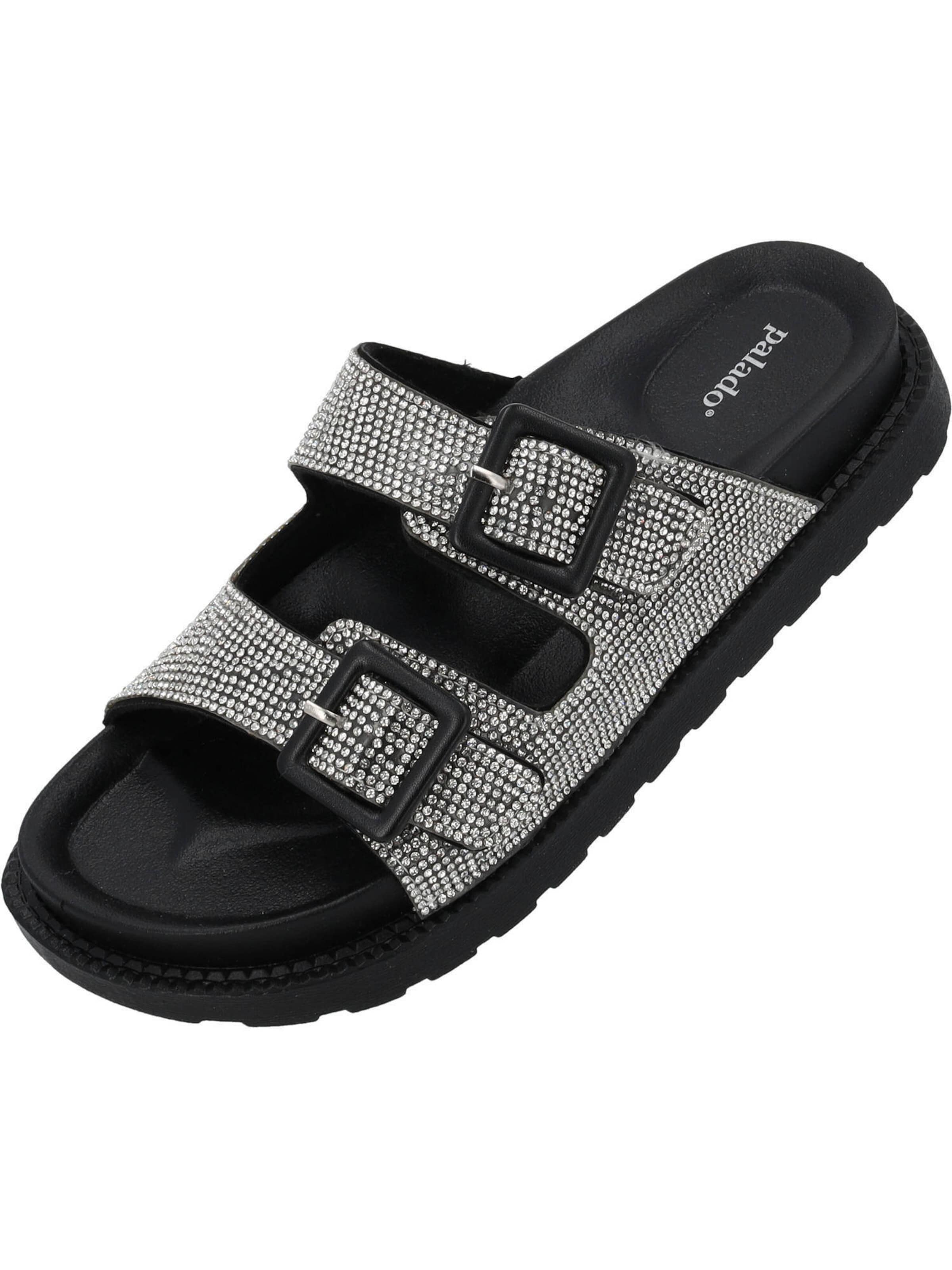 Palado Mule in Silver: front