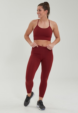 ENDURANCE Skinny Sports trousers 'Raleigh' in Red