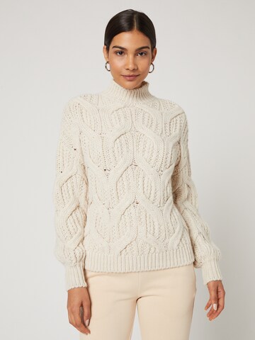 Guido Maria Kretschmer Women Sweater in Beige: front