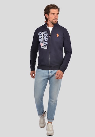 U.S. POLO ASSN. Sweatjacke in Blau