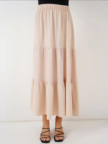 Bigdart Rok in Beige: voorkant