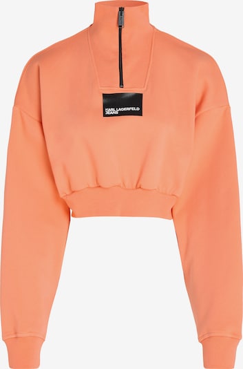 KARL LAGERFELD JEANS Sweatshirt in koralle / schwarz, Produktansicht