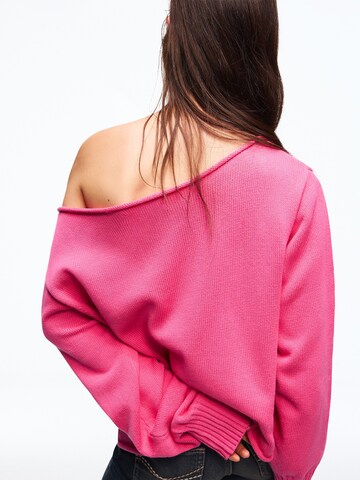 Pull-over Bershka en rose