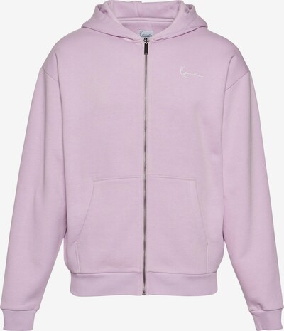 Karl Kani Zip-Up Hoodie 'Essential' in Lilac, Item view