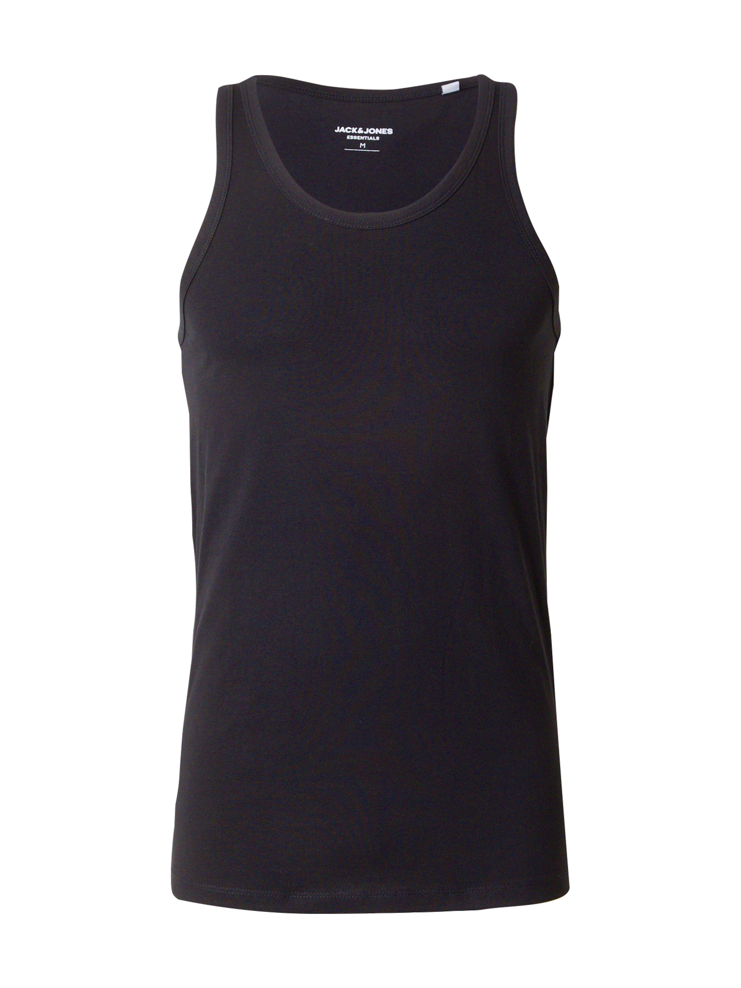 JACK & JONES Tank Top in Schwarz: Vorderseite