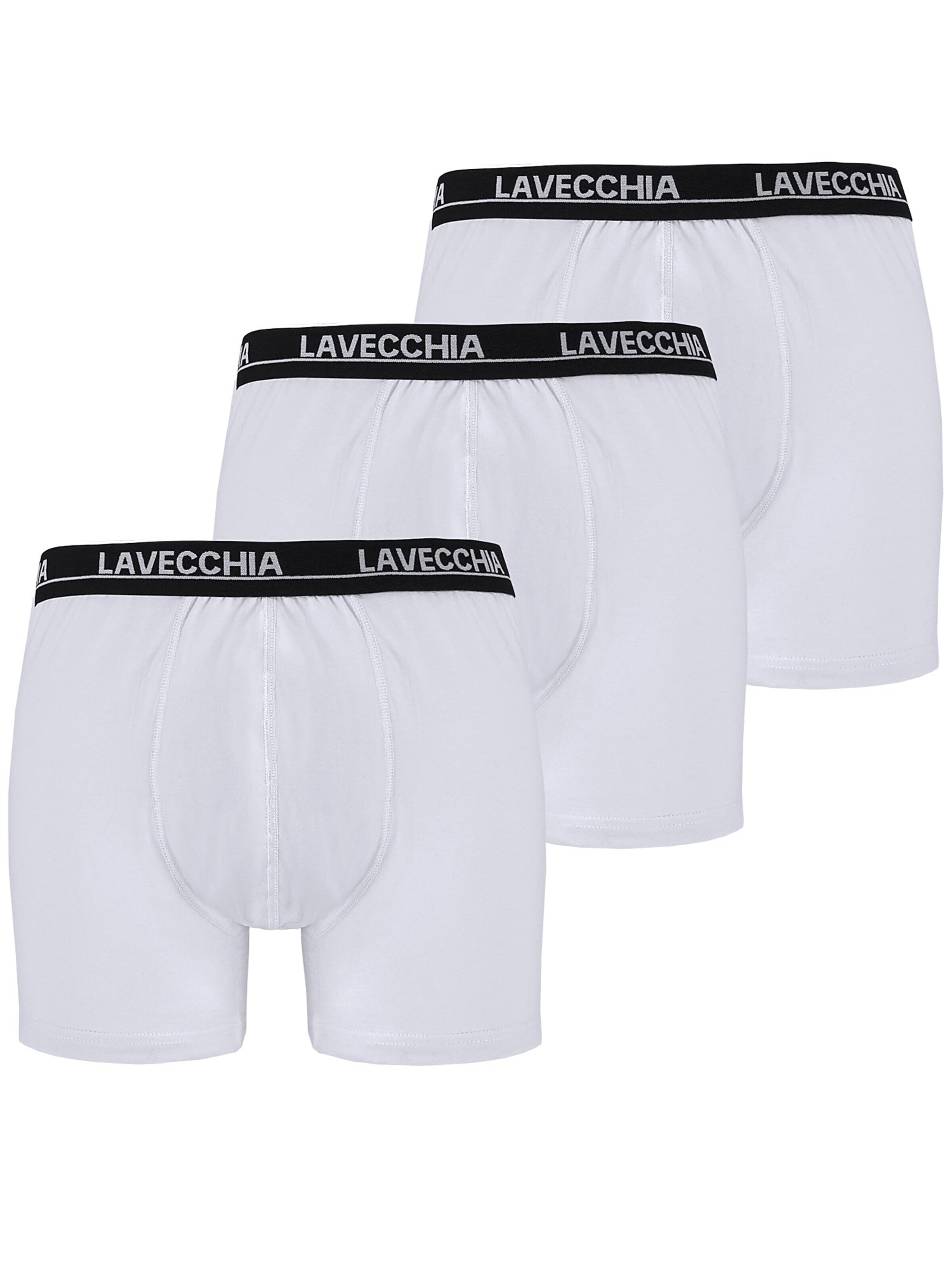 Lavecchia Boxershorts 'FL-1020 Übergrößen' i vit: framsida