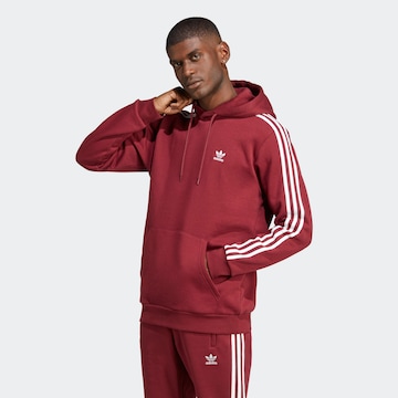 ADIDAS ORIGINALS Sweatshirt 'Adicolor Classics 3-Stripes' in Red: front