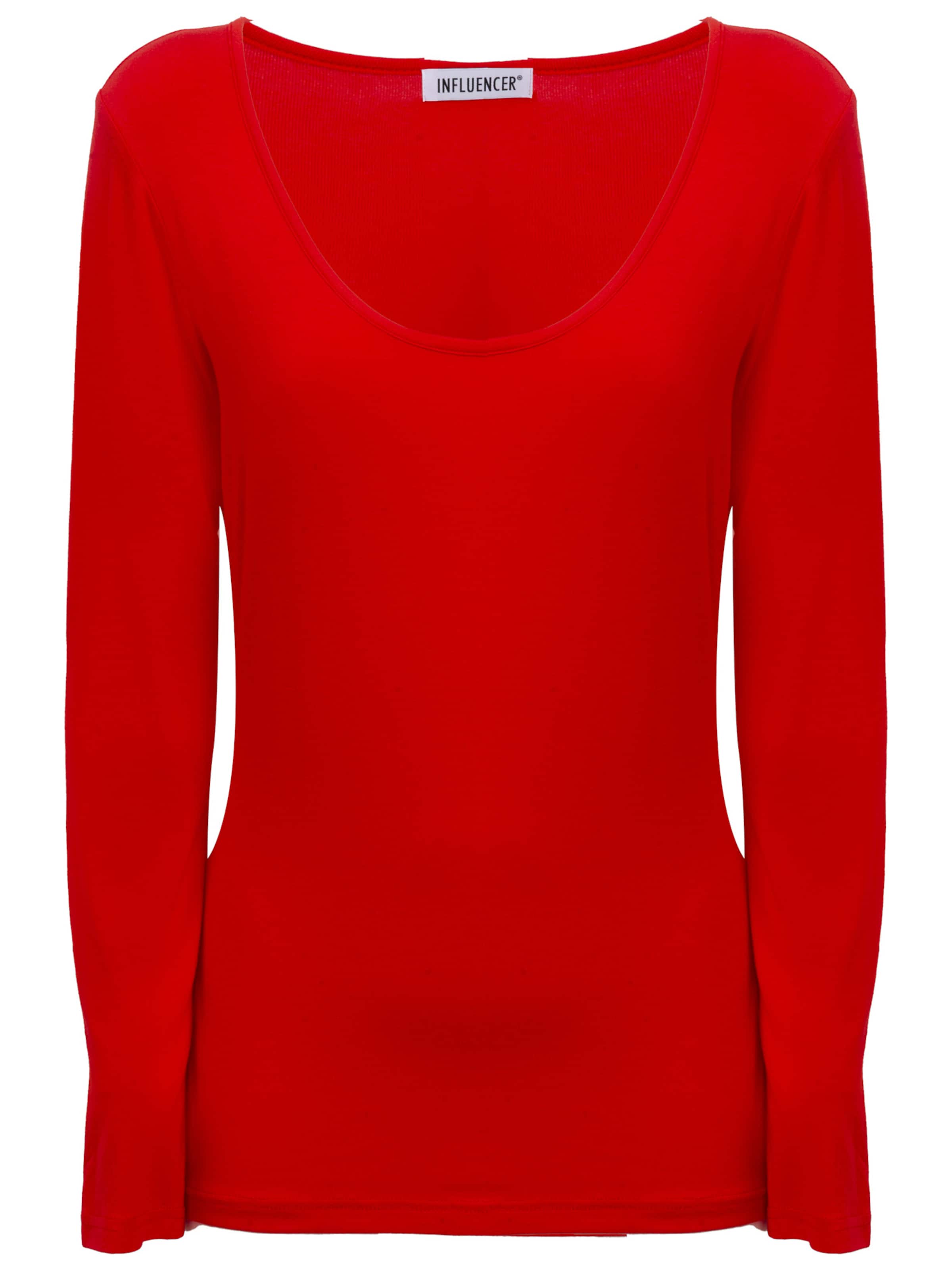Influencer Paita värissä punainen: etupuoli