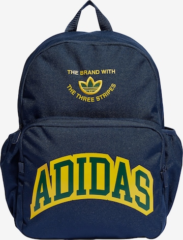 ADIDAS ORIGINALS Backpack in Blue: front