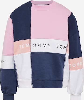 Tommy Jeans Sweatshirt i rosa: framsida