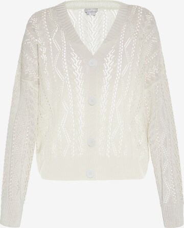 Usha Knit cardigan in Beige: front