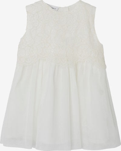 NAME IT Robe 'Nikol Spencer' en blanc, Vue avec produit