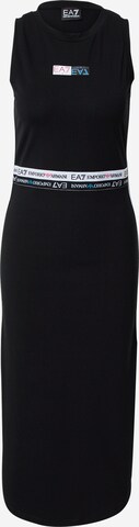 EA7 Emporio Armani Sukienka w kolorze czarny: przód