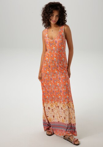 Aniston CASUAL Dress in Orange