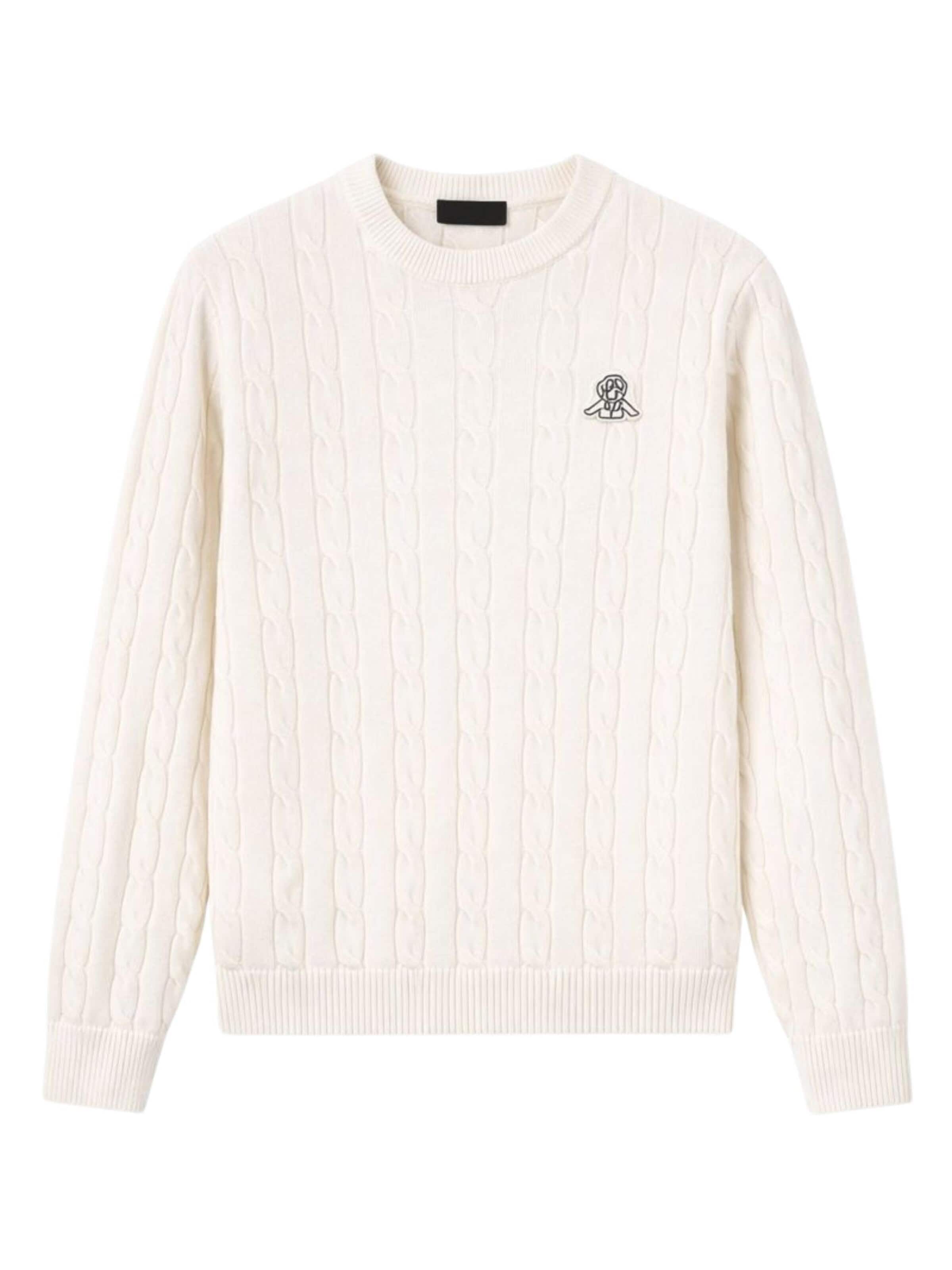 Pull-over Refrigiwear en blanc : devant