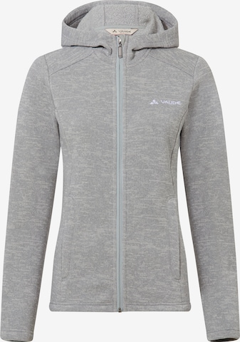 VAUDE Functionele fleece jas 'Tikoma' in Grijs: voorkant
