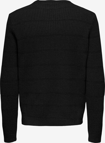 Only & Sons - Pullover 'MARSHALL' em preto