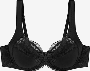 TRIUMPH Bügel-BH ' Modern Lace+Cotton ' in Schwarz: Vorderseite