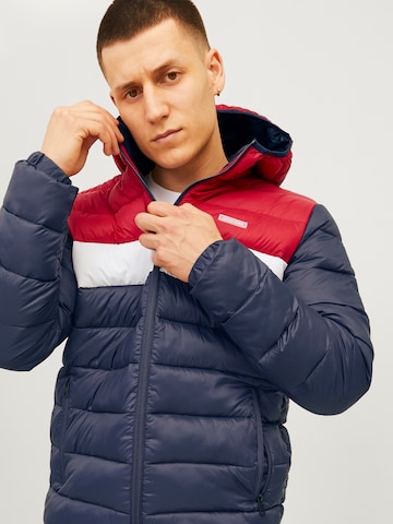 JACK & JONES Overgangsjakke 'JJVINCENT' i blå