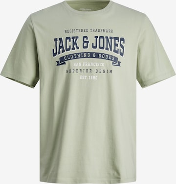 Maglietta di JACK & JONES in verde: frontale