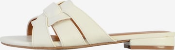 The Divine Factory Mules in White: front