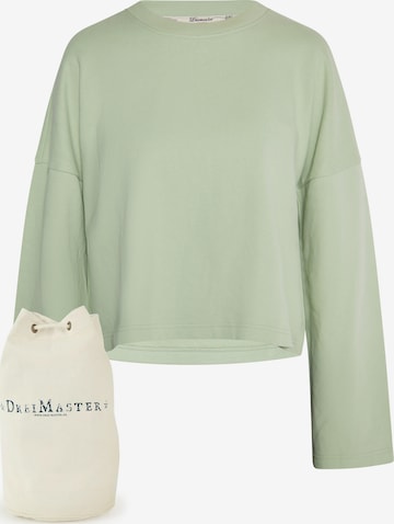 Sweat-shirt DreiMaster Vintage en vert : devant