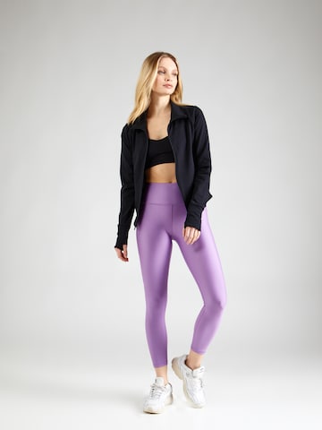 UNDER ARMOUR - Skinny Calças de desporto em roxo