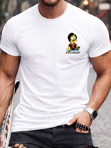 RMK Shirt '“gangster bart ”' in White