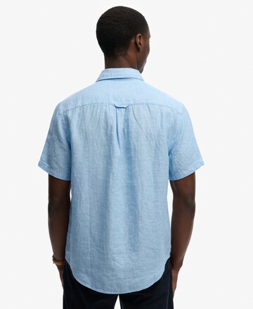 Fit confort Chemise 'Riviera' Superdry & Co en bleu