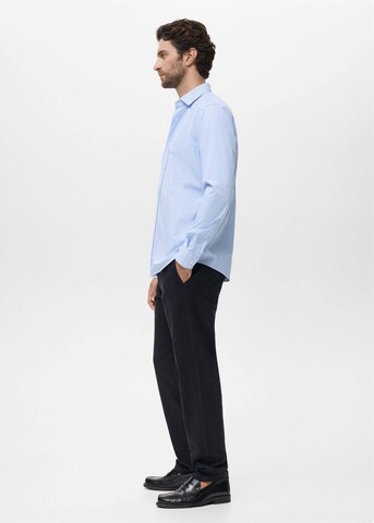 MANGO MAN Regular fit Button Up Shirt 'Playr' in Blue