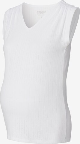 Esprit Maternity Top in White: front