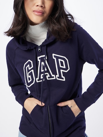 GAP Кофта на молнии в Синий