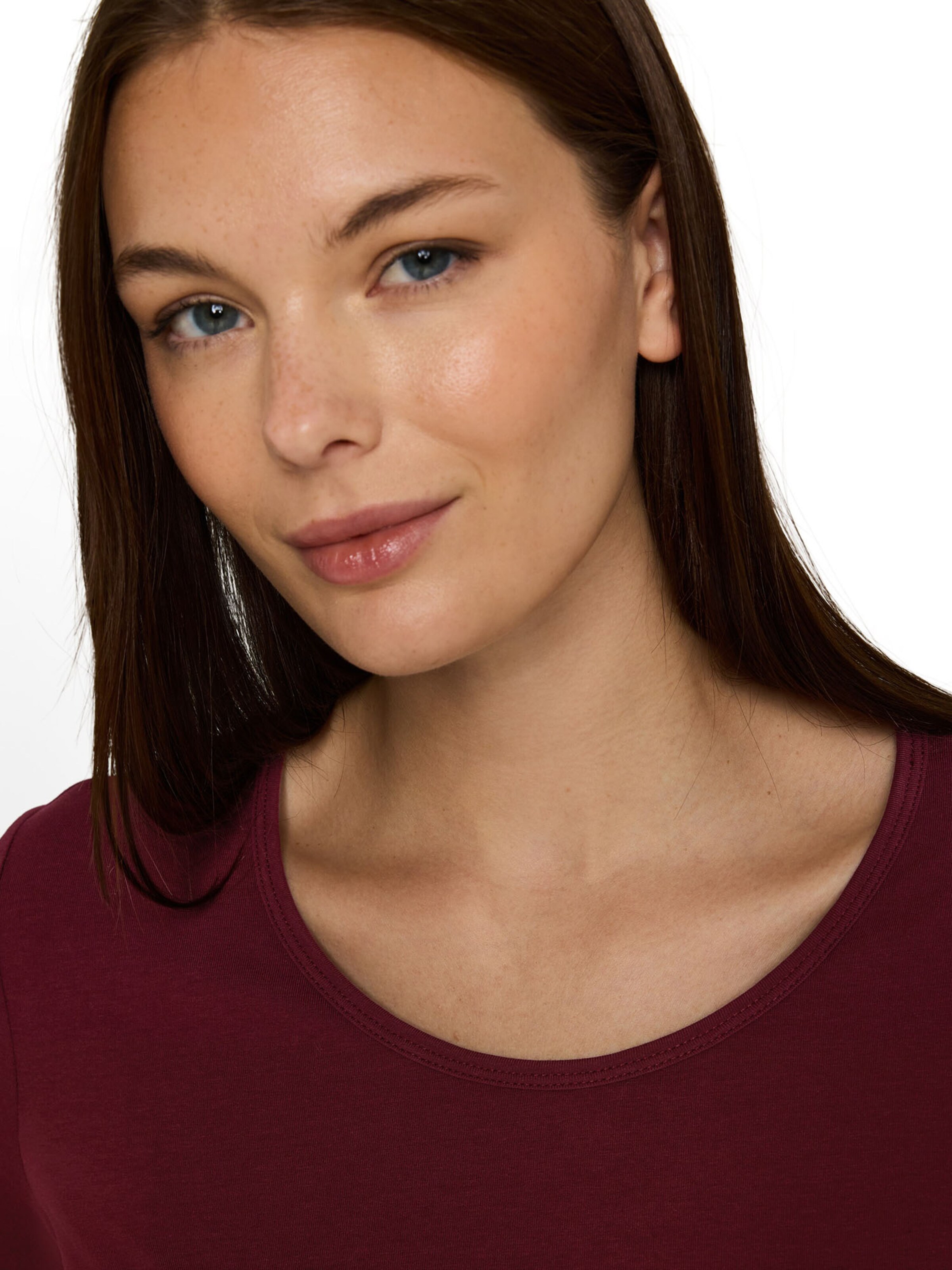 TOM TAILOR T-Shirt in Rot