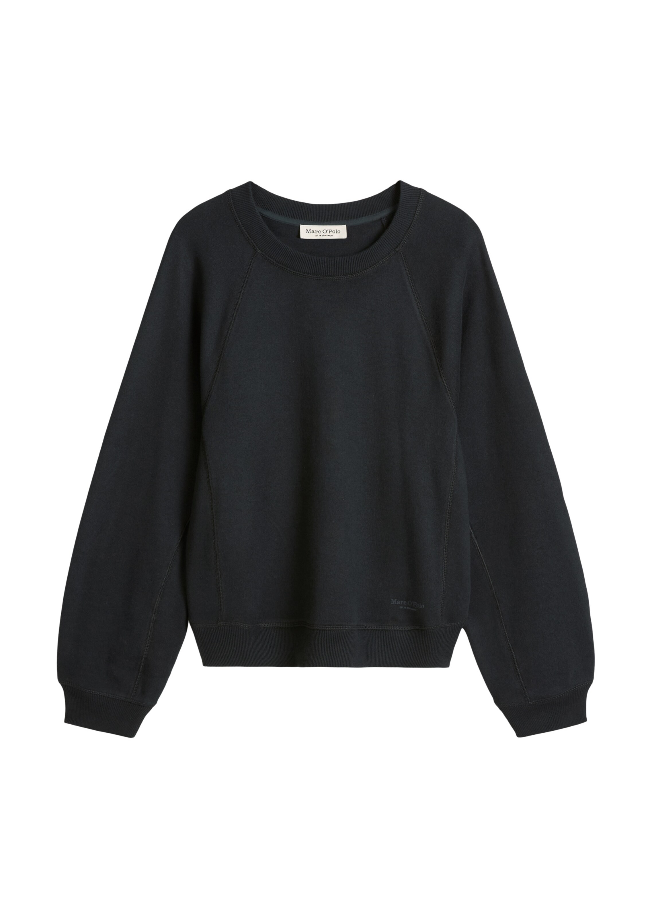 Marc O'Polo Sweatshirt in Black: front