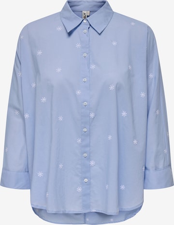 ONLY Carmakoma Blus 'CARNEW LINA GRACE' i blå: framsida