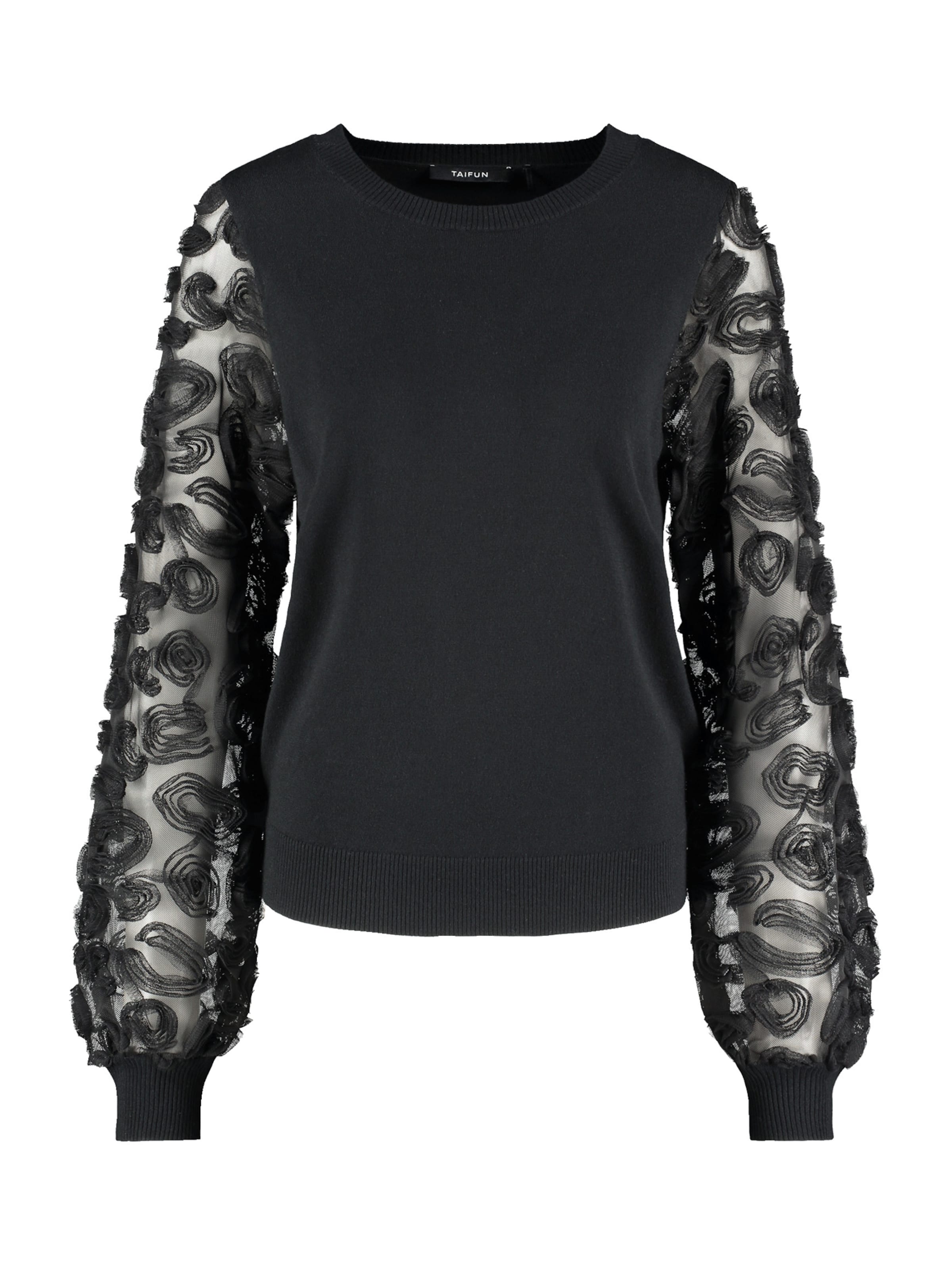 TAIFUN Pullover in Schwarz: Vorderseite