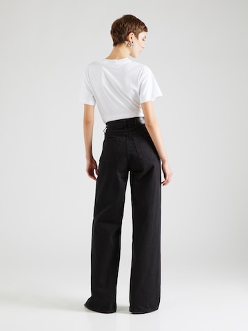 Calvin Klein Wide Leg Jeans in Schwarz