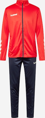 Hummel Trainingspak in Blauw: voorkant