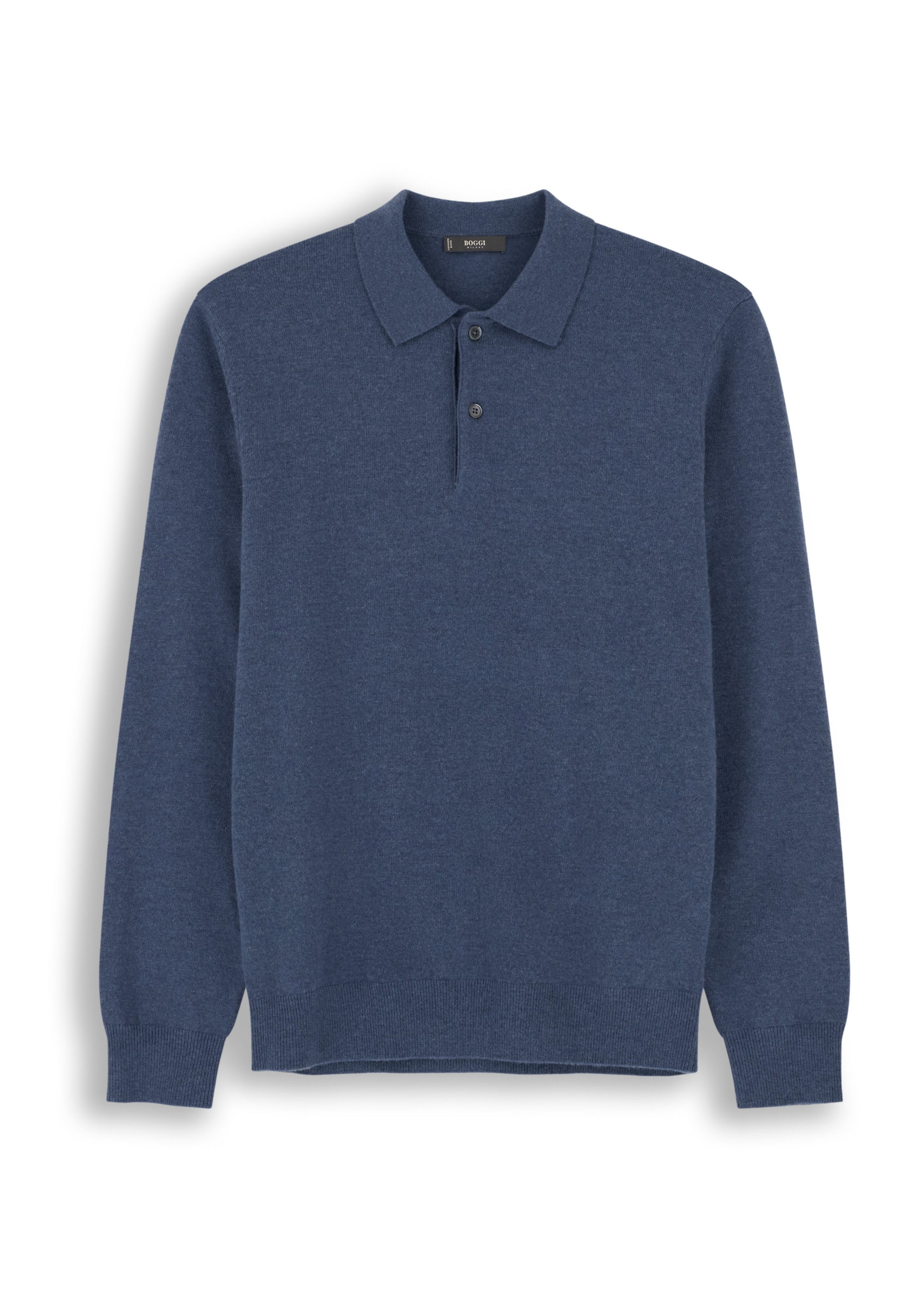 Sweat-shirt Boggi Milano en bleu : devant