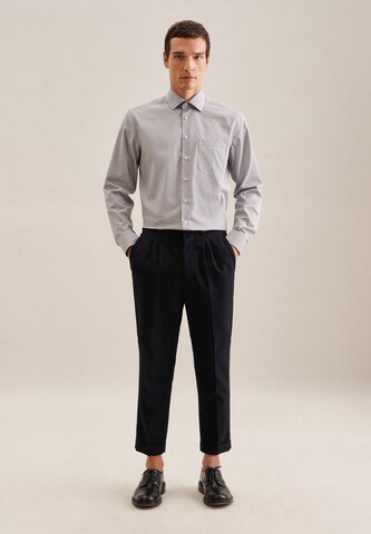 SEIDENSTICKER Regular Fit Hemd 'Smart Essentials' in Grau