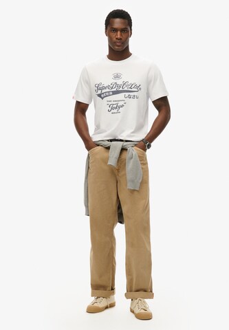 T-Shirt Superdry en blanc