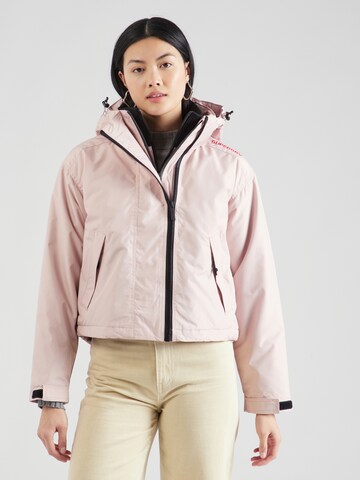 Veste mi-saison 'CODE' Superdry en rose : devant