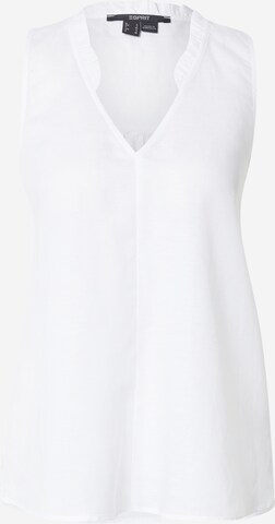 ESPRIT - Blusa en blanco: frente